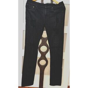 Men's Tilley RSQ Seattle Skinny Jeans 36x32 Black Distressed Tapered Denim